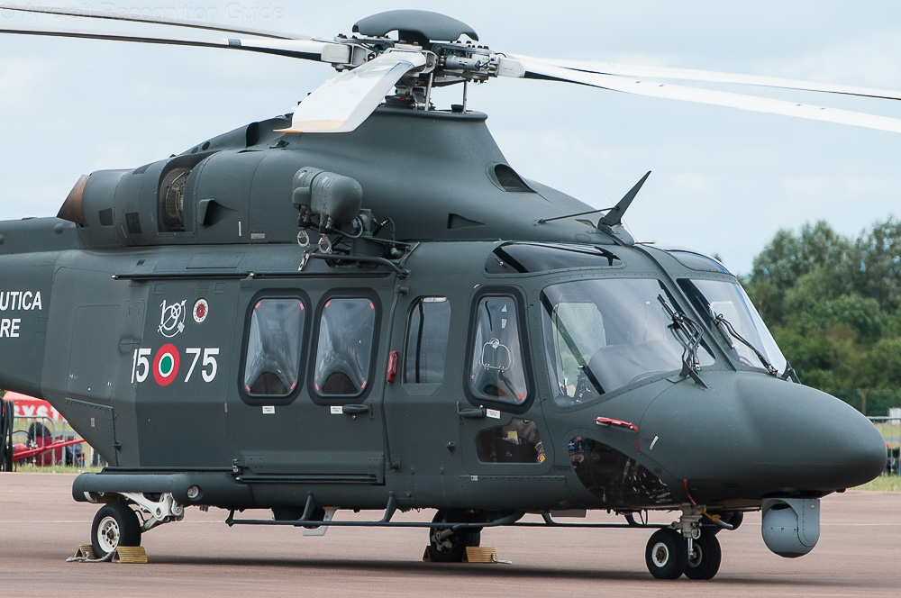 You can clearly see two winches on this HH-139B. Also note the flat main gear sponsons. Image
