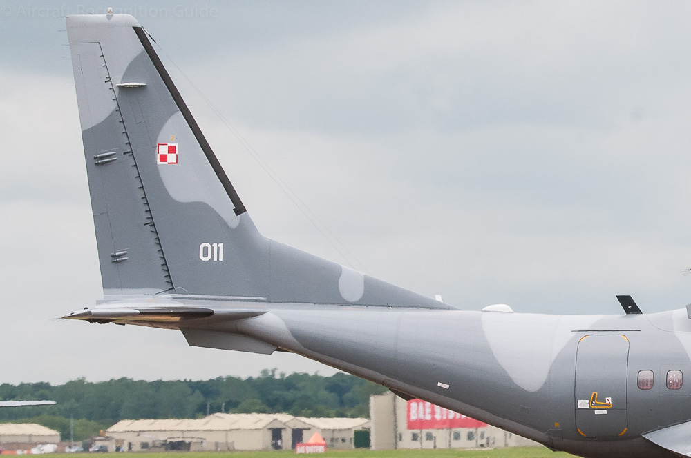The primary market for the CN-235 and C-295 is military transport, hence they have a sloped up rear fuselage, to facilitate (un)loading. Image