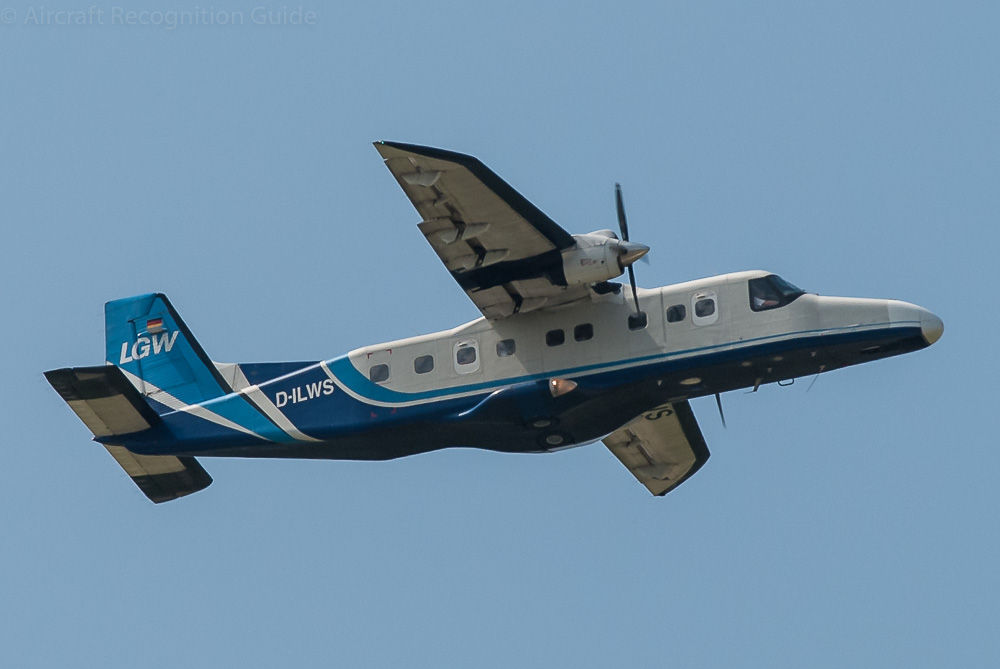 From below you can clearly see the pointed wing tips of the Dornier 228, a key recognition point thanks to the TNT wings. Image