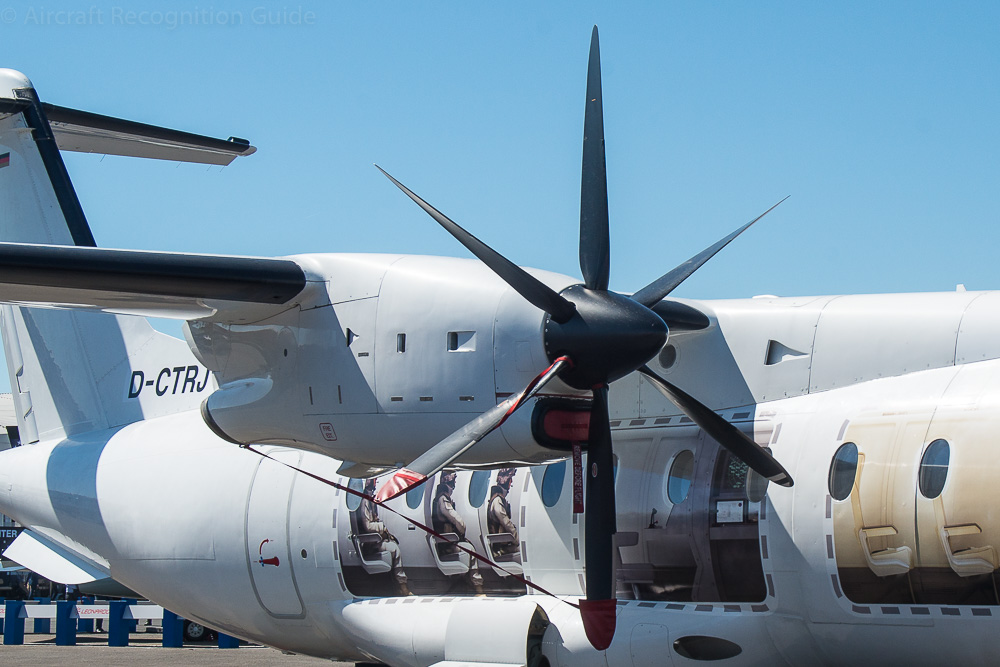 This is what the engine nacelles of the turboprop powered Dornier 328 look like. Image