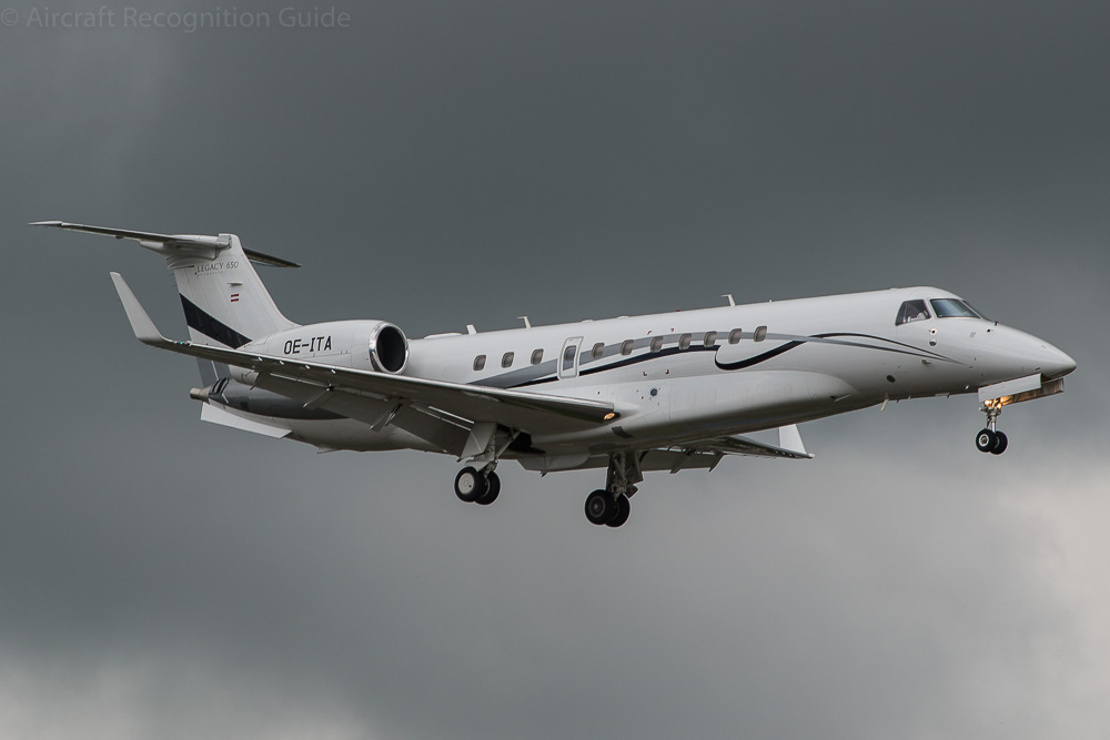 The Legacy 600 has winglets, ventral fins and a longer wing-fuselage fairing to distinguish it from the regular EMB135. Image
