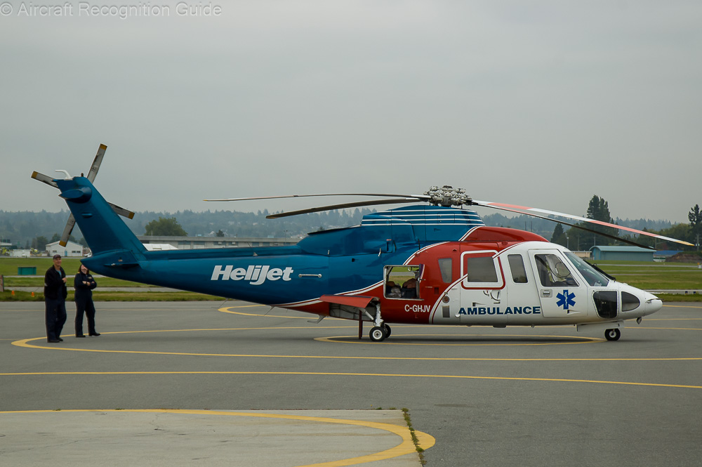 This photo is to show the general appearance of the S-76A, although it is likely an S-76A Mark II, given that most S-76A have been upgrades as such and the time the photo was made. Image